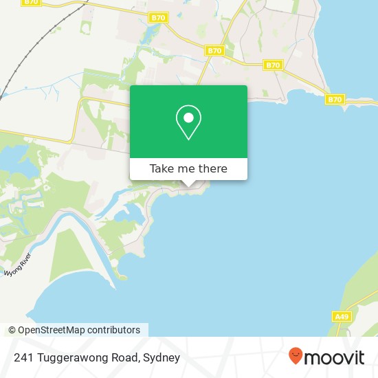 Mapa 241 Tuggerawong Road