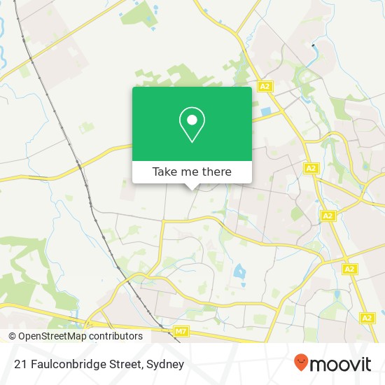 21 Faulconbridge Street map