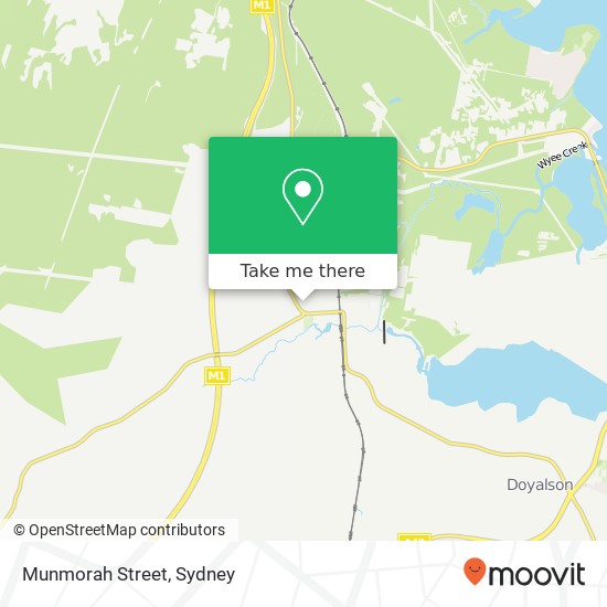 Munmorah Street map