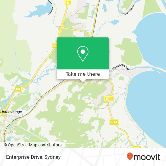 Enterprise Drive map