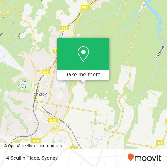 4 Scullin Place map