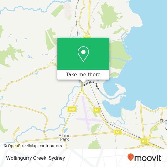 Wollingurry Creek map