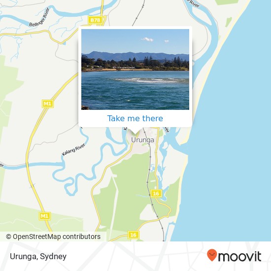 Urunga map