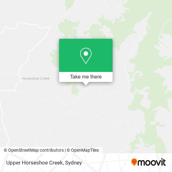 Upper Horseshoe Creek map