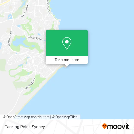 Tacking Point map