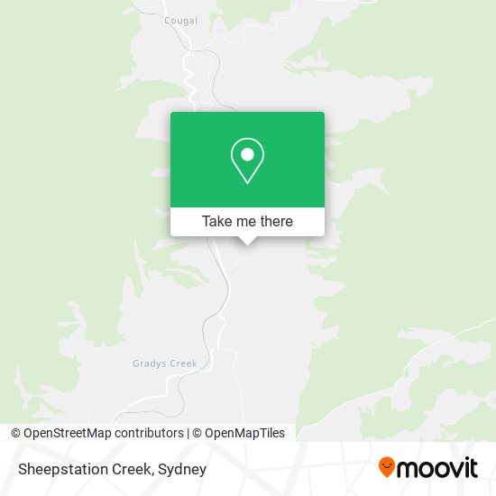 Sheepstation Creek map