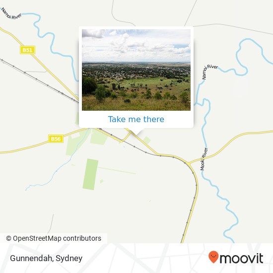 Gunnendah map