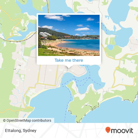 Ettalong map