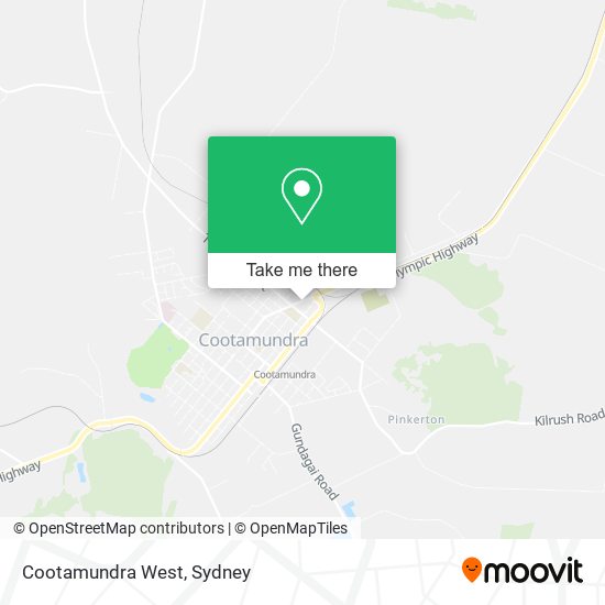 Cootamundra West map