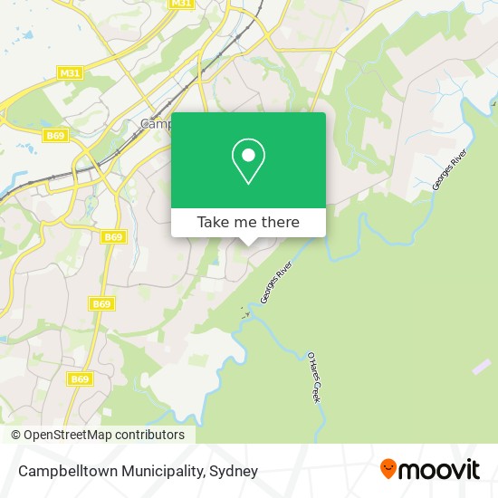 Campbelltown Municipality map