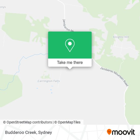 Budderoo Creek map