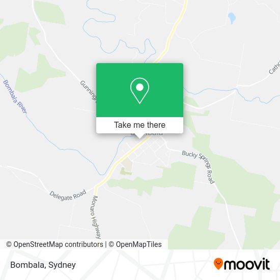 How to get to Bombala by train or bus?