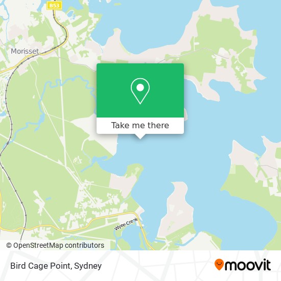 Bird Cage Point map