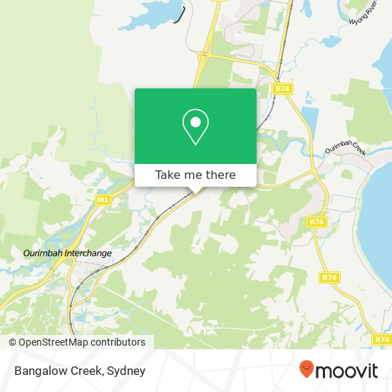 Bangalow Creek map