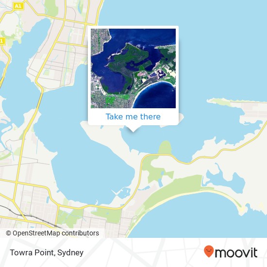 Towra Point map