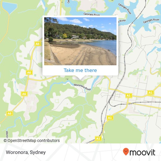 Woronora map