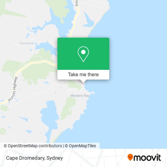 Cape Dromedary map