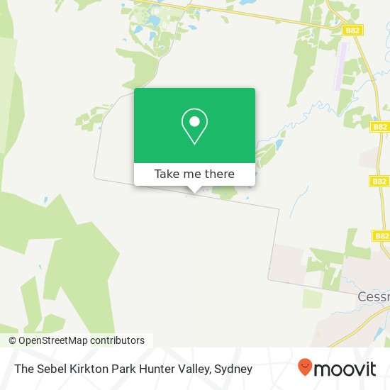 Mapa The Sebel Kirkton Park Hunter Valley