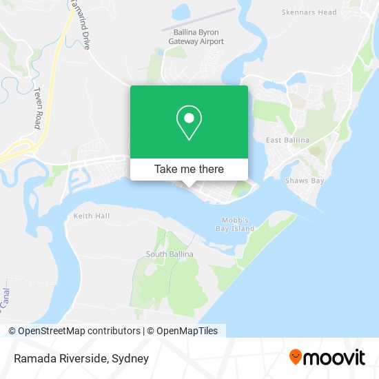 Ramada Riverside map