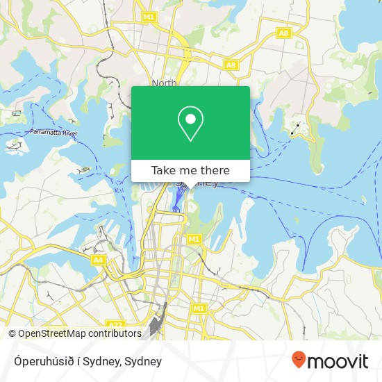 Óperuhúsið í Sydney map