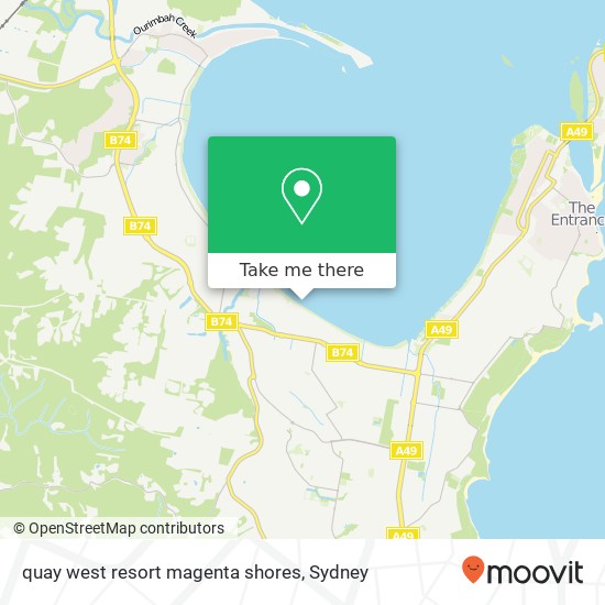 quay west resort magenta shores map