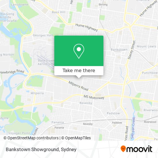 Bankstown Showground map