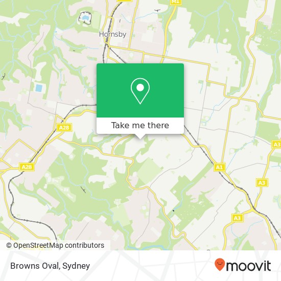 Browns Oval map