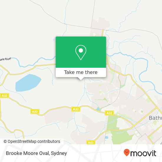 Brooke Moore Oval map