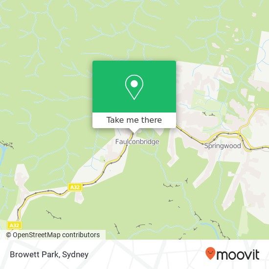 Browett Park map