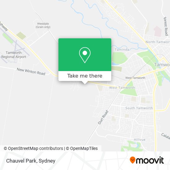 Chauvel Park map