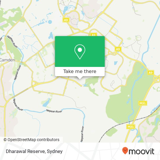 Dharawal Reserve map