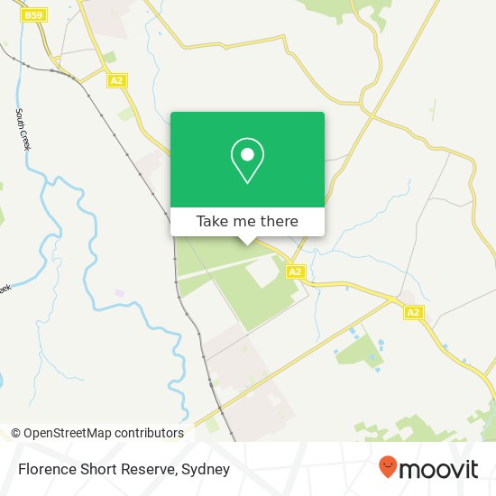 Florence Short Reserve map