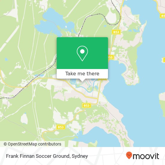 Frank Finnan Soccer Ground map