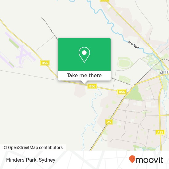 Flinders Park map