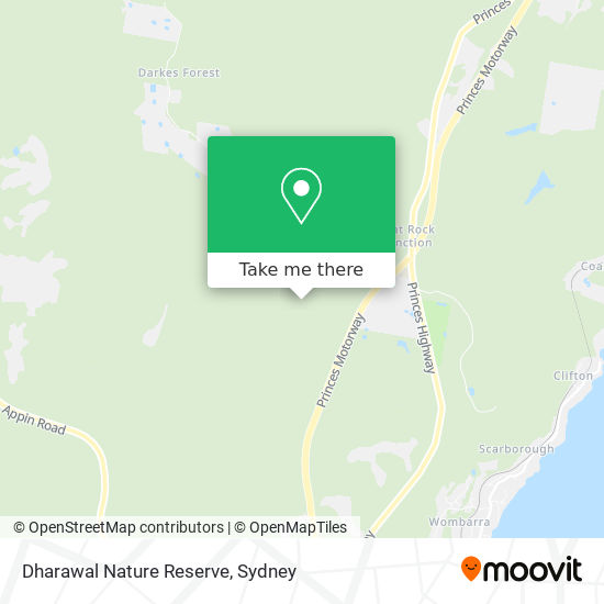 Dharawal Nature Reserve map