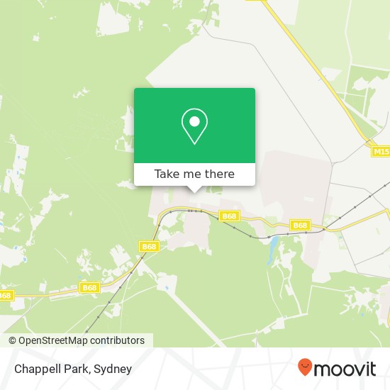 Chappell Park map