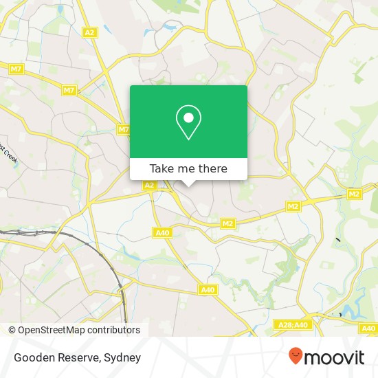 Gooden Reserve map