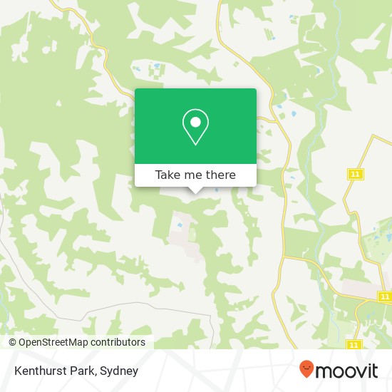 Kenthurst Park map