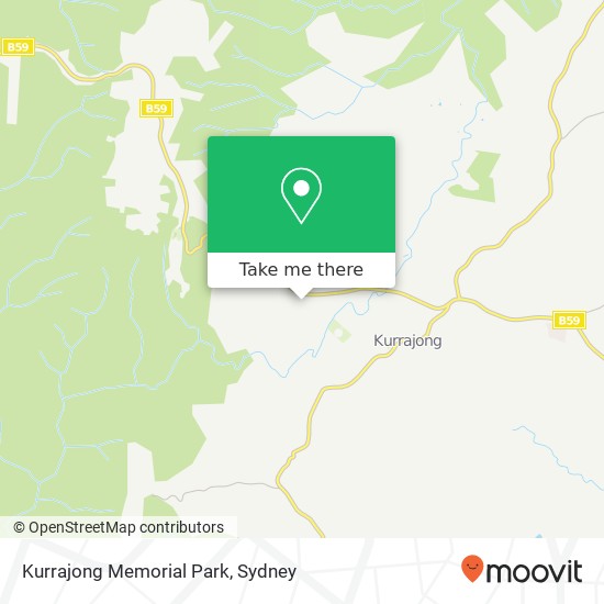 Kurrajong Memorial Park map