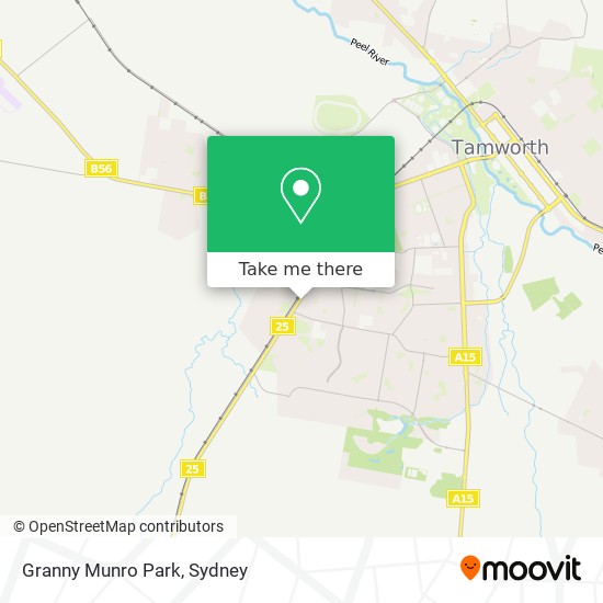 Mapa Granny Munro Park