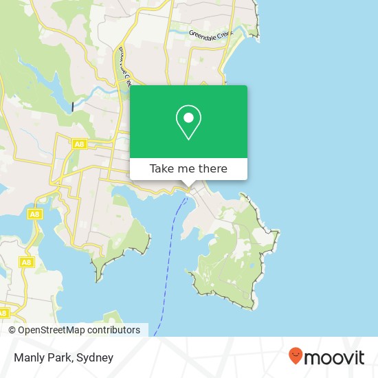 Manly Park map