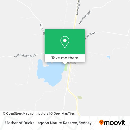 Mother of Ducks Lagoon Nature Reserve map