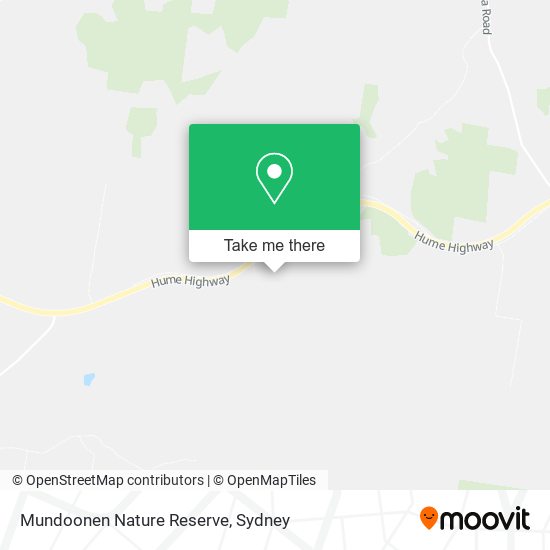 Mundoonen Nature Reserve map