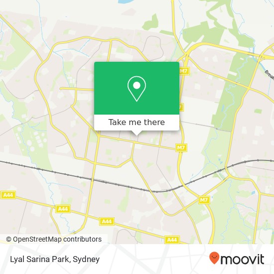 Lyal Sarina Park map