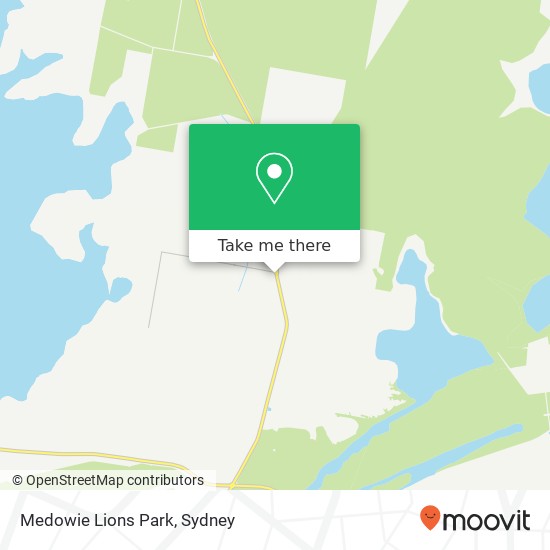 Mapa Medowie Lions Park