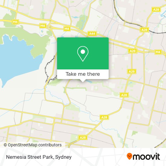Nemesia Street Park map