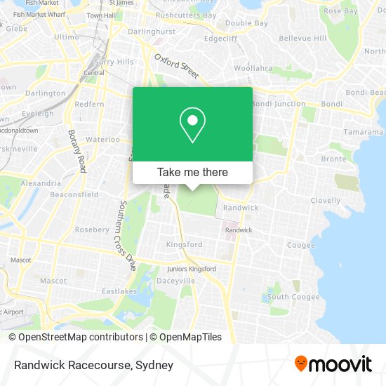Randwick Racecourse map