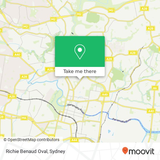 Richie Benaud Oval map