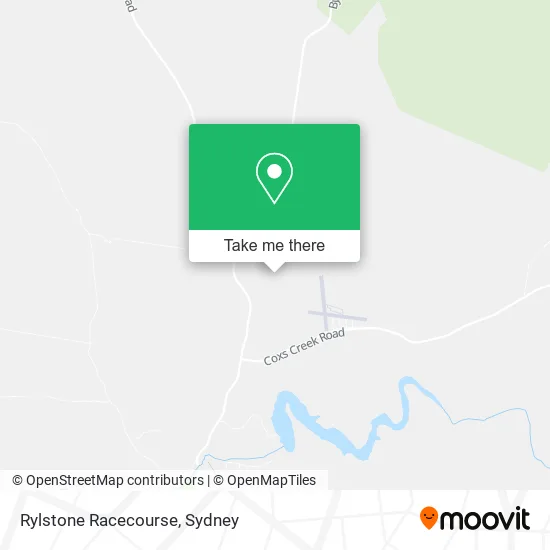 Mapa Rylstone Racecourse