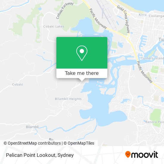 Pelican Point Lookout map